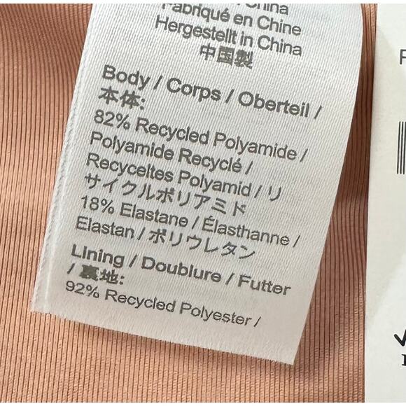 2/$15 NWT J. Crew Curved-Waist Cheeky Bikini Bottom Pink High-Cut UPF 50 Size M - Picture 5 of 6